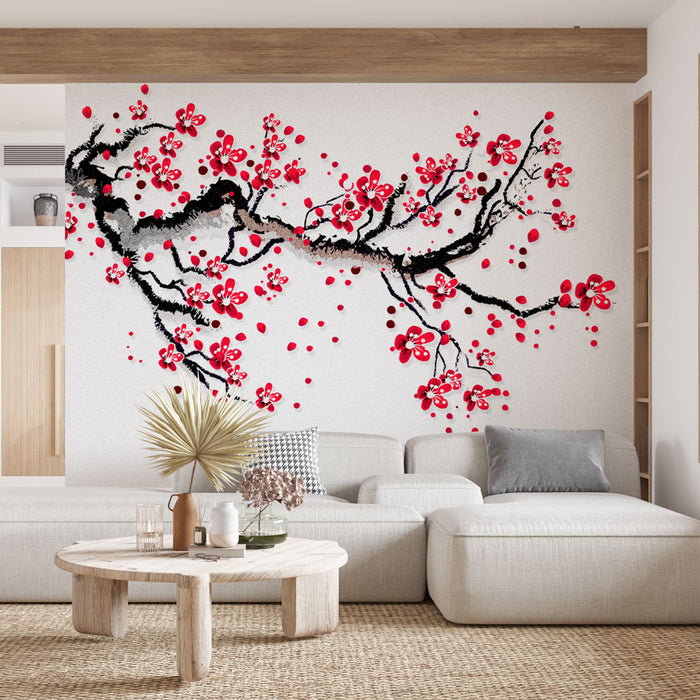 Papier peint japonais | Cerisier en Fleurs