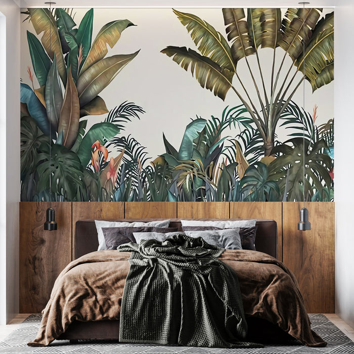 Papier peint tropical panoramique | Végétal