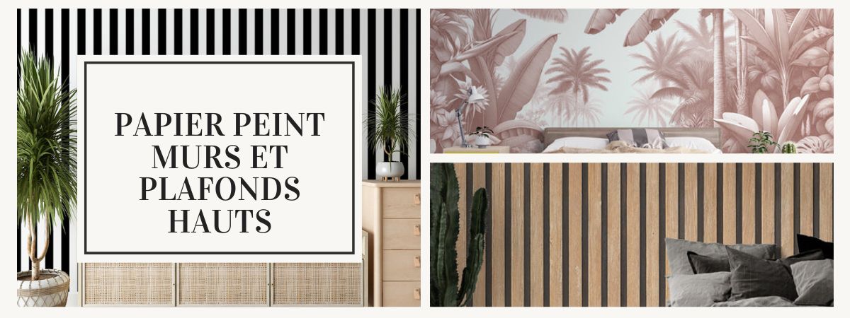 papier peint murs et plafonds hauts