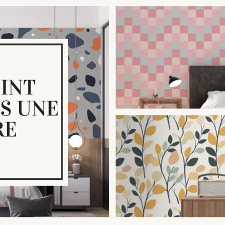 choix motifs sur un papier peint dans une chambre