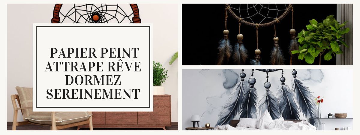papier peint attrape rêve chambre à coucher