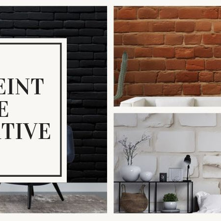 papier peint brique rénovation murale