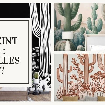 papier peint cactus quelles pieces