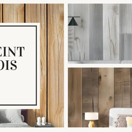 papier peint effet bois cosy