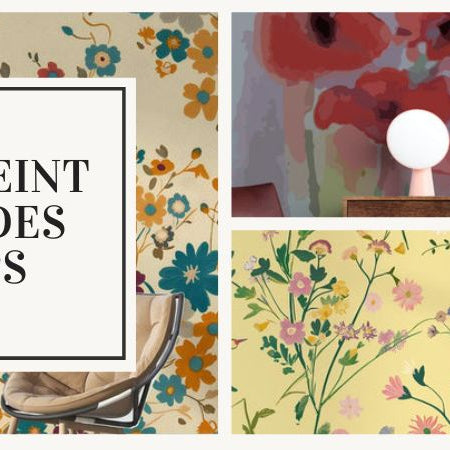 papier peint fleurs des champs astuces décoration