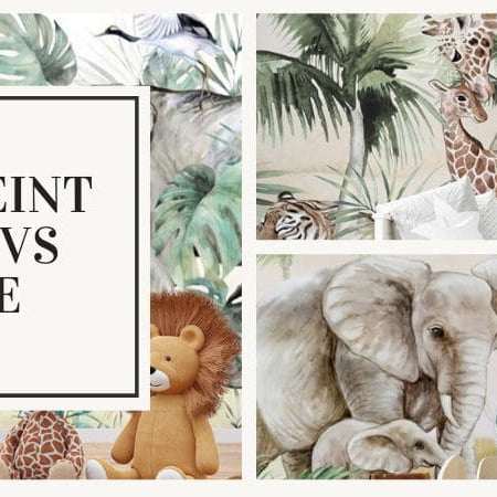 papier peint savane vs jungle