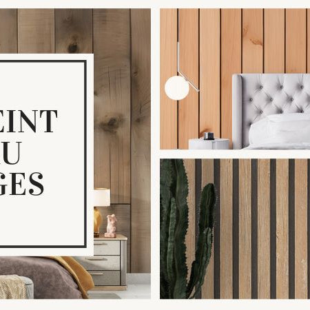avantages papier peint tasseau de bois