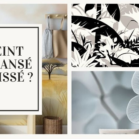 papier peint vinyle sur intissé ou expansé