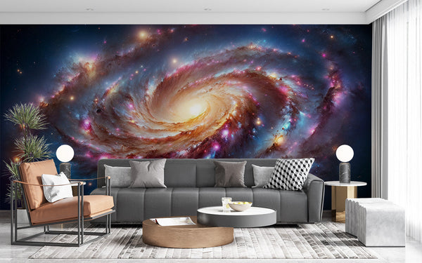 Papier peint galaxie