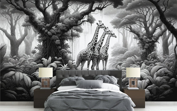 Jungle noir et blanc