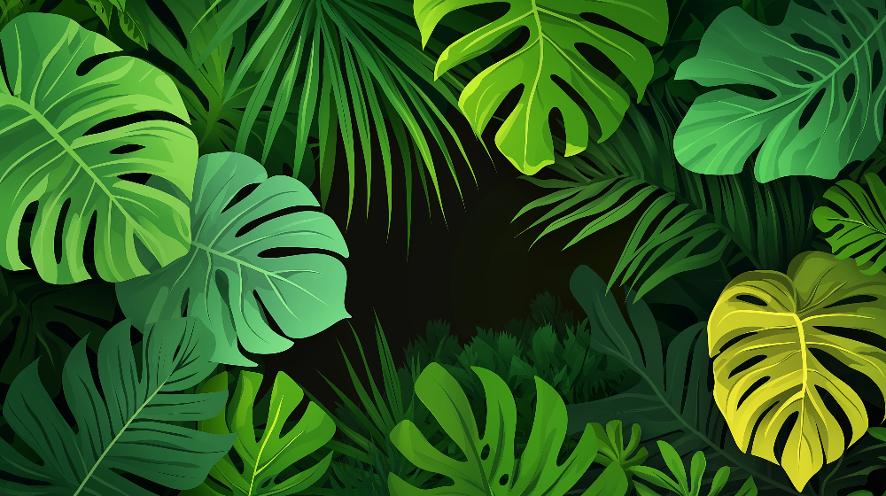 Papier peint monstera