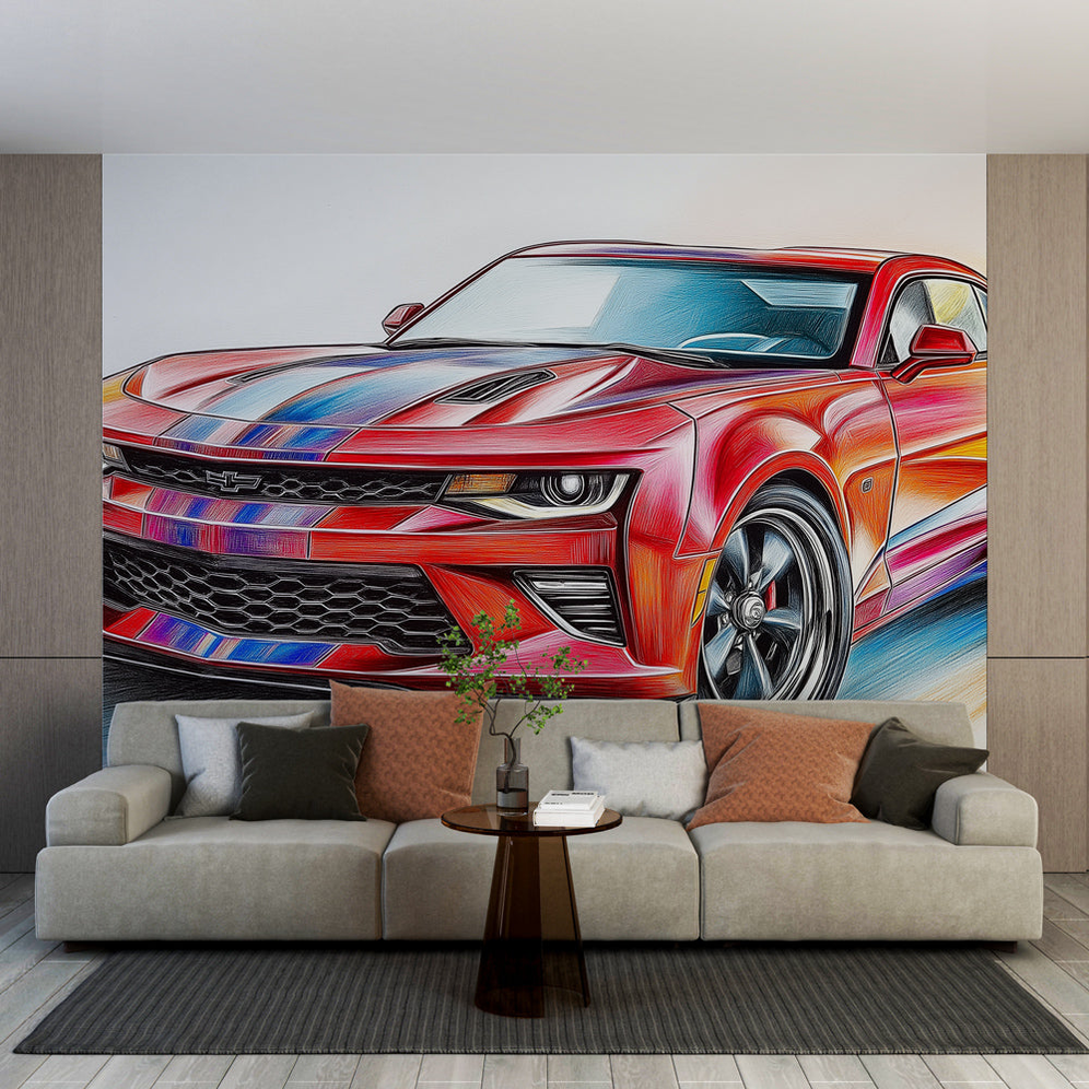 Papier Peint Intissé Panoramique Enfant Voiture Graffiti Sport 312x219 cm Tapisserie Photo Non Tissé Muraux Trompe l'oeil - Bricolage Papier Peint Intissé Panoramique Enfant Voiture Graffiti Sport 312x219 cm Tapisserie Photo Non Tissé Muraux Trompe l'oeil - Bricolage