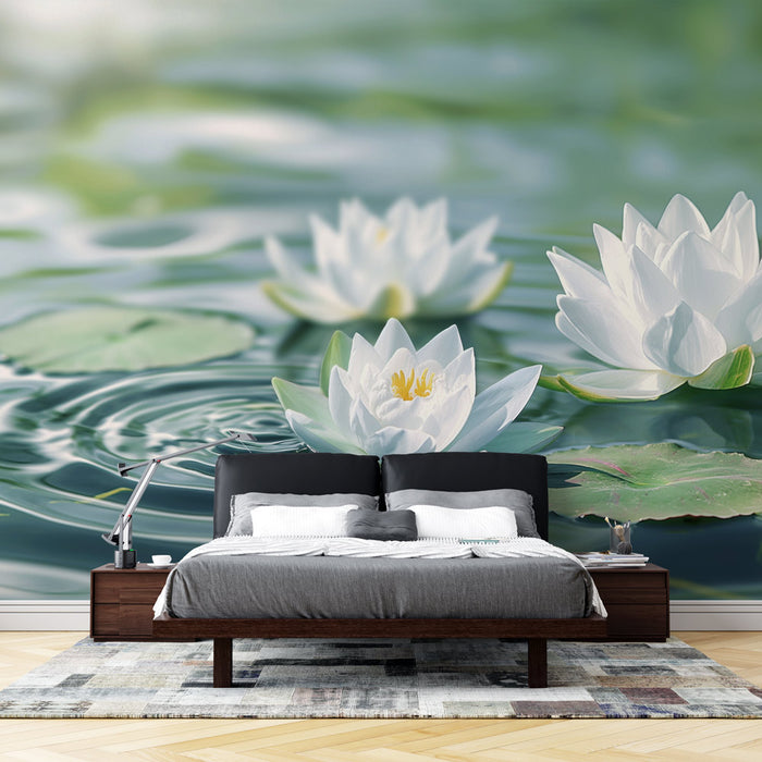 Papier peint zen | Lotus et feng shui