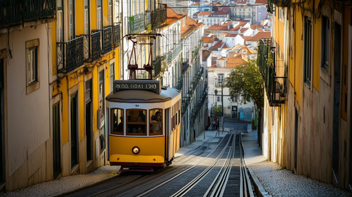 Papier peint tramway historique Charmant et urbain