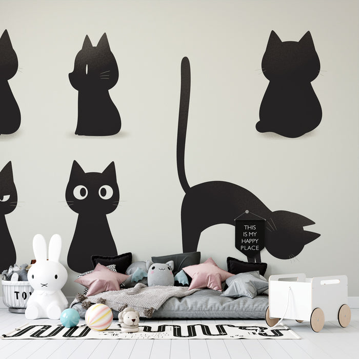 Papier peint chat | Le chat dans tous ses états