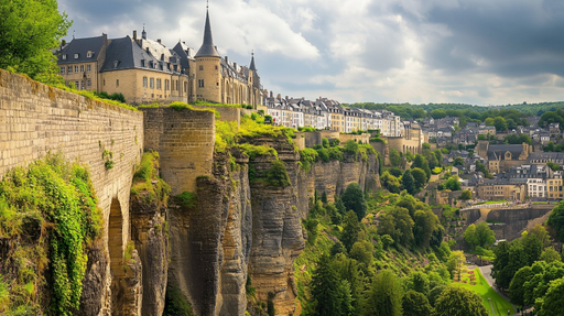 Papier peint paysage urbain Vues de falaises majestueuses
