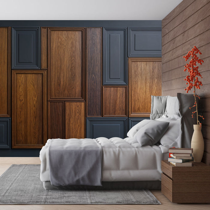 Panneau Décoratif Mosaïque | Bois et Métal