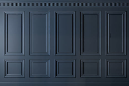 Papier peint moulure Élégance Classique Bleu Nuit