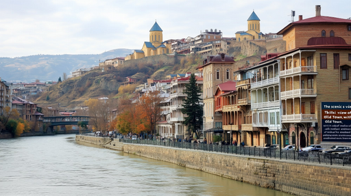 Papier peint Tbilissi Paysage urbain pittoresque