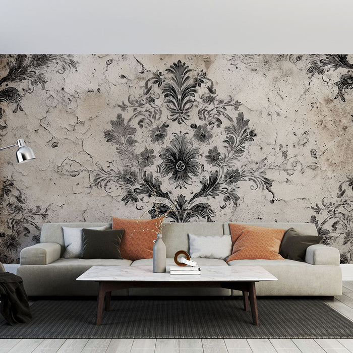 Papier peint vintage | Design floral ancien