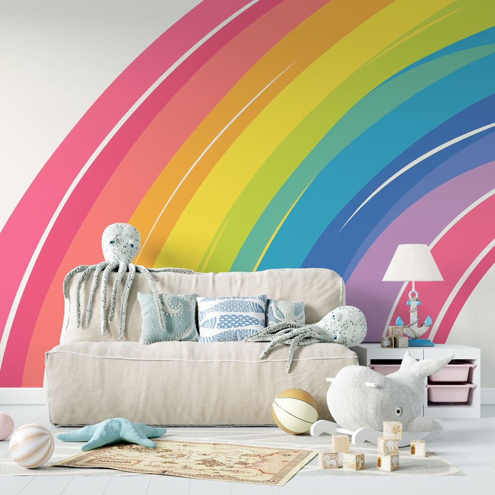 Papier peint arc en ciel | Dessin colore — LePapierPeint