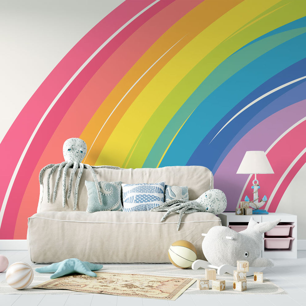 Papier peint arc en ciel | Dessin colore — LePapierPeint
