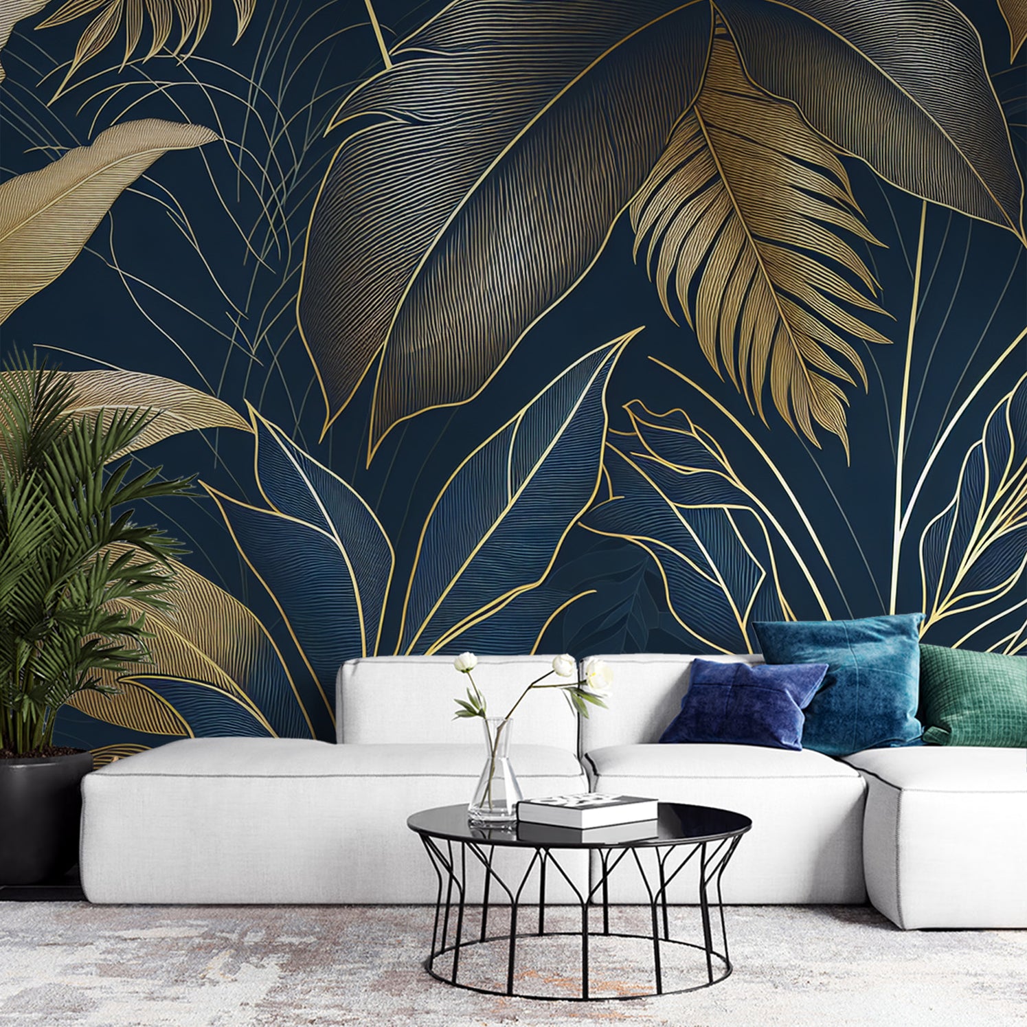 Papier Peint Art Deco | Abstrait - panoramique - Design — LePapierPeint