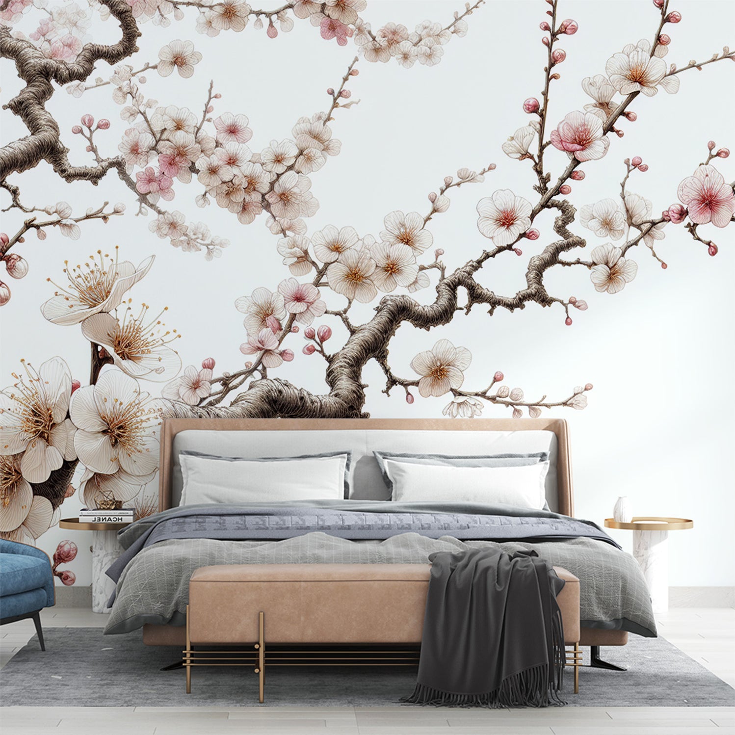 Papier Peint Cerisier Japonais