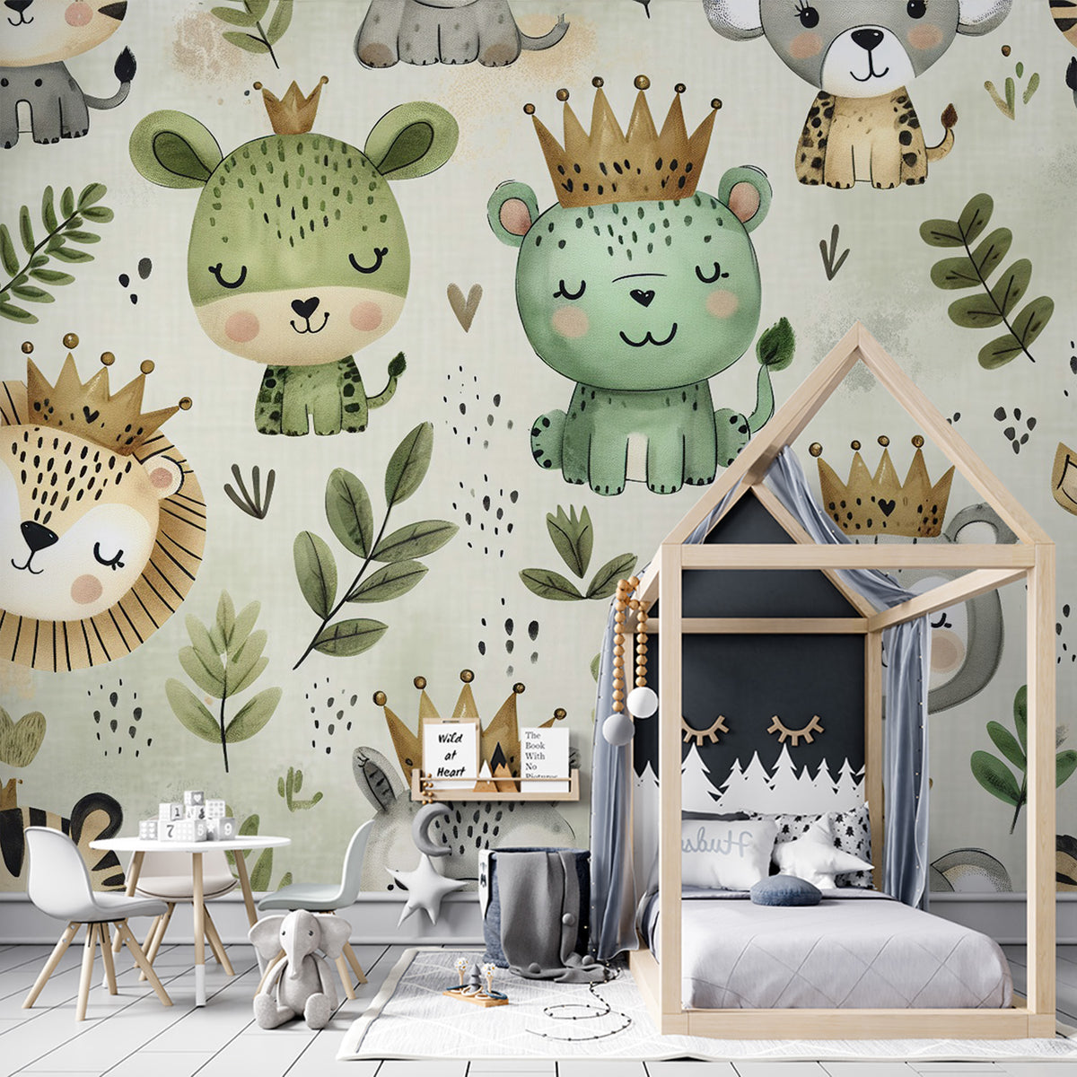Papier Peint Bébé Alphabets et Animaux