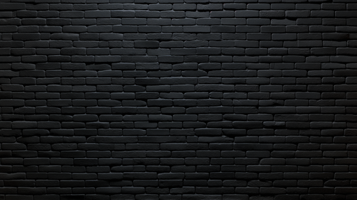 Papier peint imitant un mur de briques noires texturé, créant une ambiance moderne et industrielle, à la fois élégante et audacieuse.