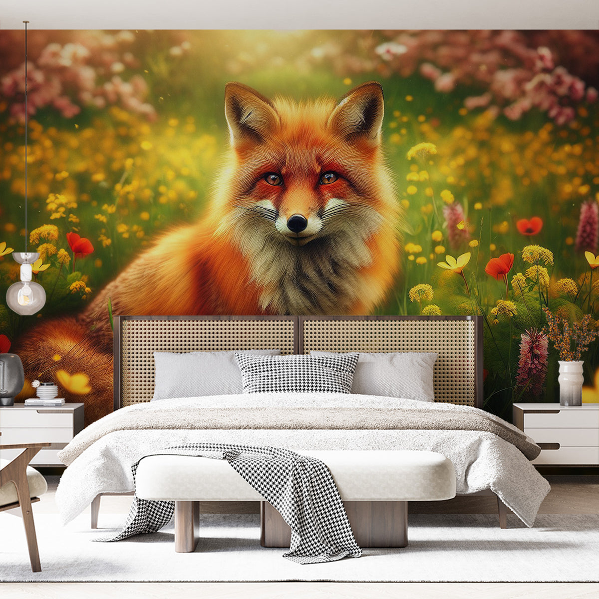Papier Peint Gros Motif Renard