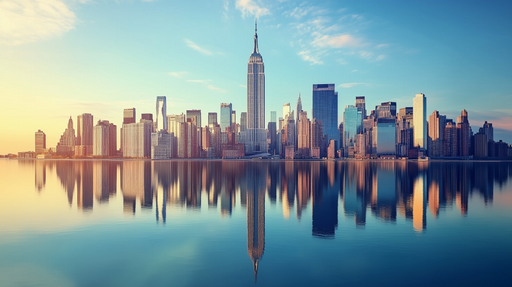 Papier peint skyline Vue panoramique sur la ville