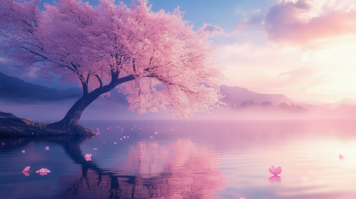 Papier peint Sakura Beauté des cerisiers en fleurs