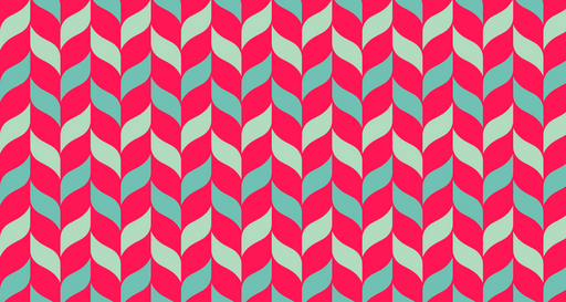 Papier peint géométrique Vagues tricolores vibrantes