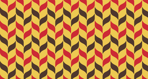 Papier peint géométrique Vagues multicolores