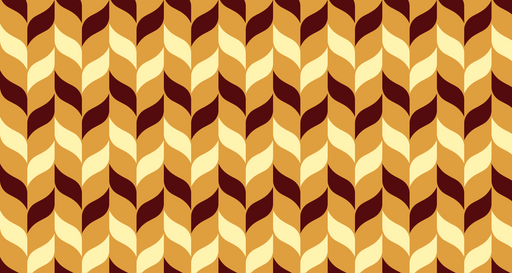Papier peint géométrique Motif rétro dans des tons chauds