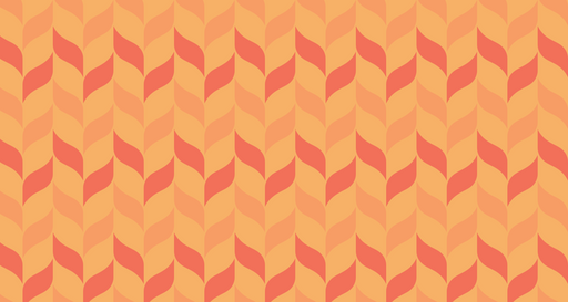 Papier peint géométrique Motif orange et rouge