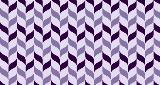 Papier peint motif géométrique Vagues violettes et lavande