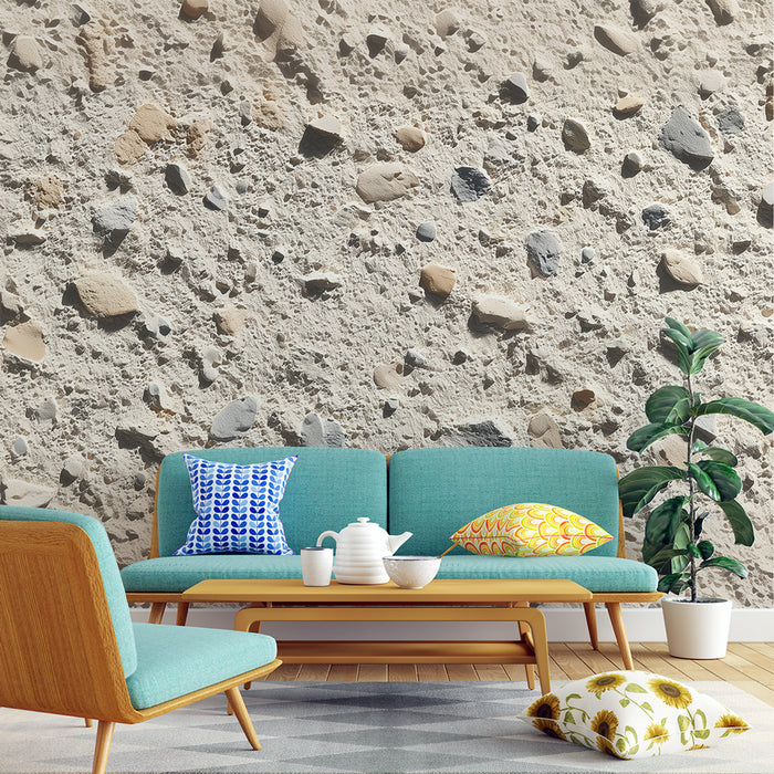 Papier peint texturé pierre | Effet naturel et réaliste