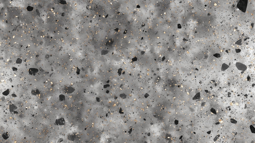 Papier peint Terrazzo Design abstrait noir et doré