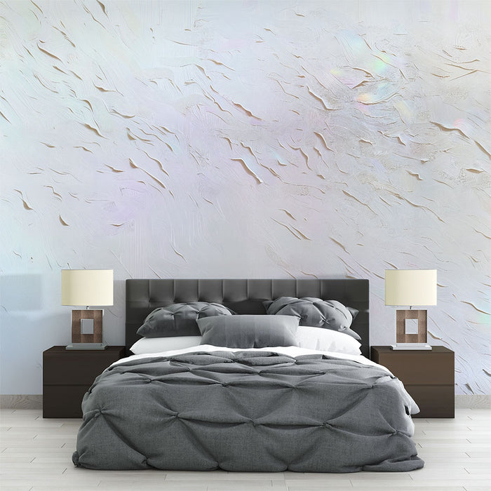 Papier peint texture nacrée | Effet iridescent