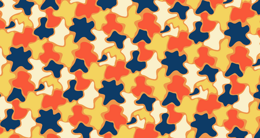 Papier peint abstrait Multicolore pop