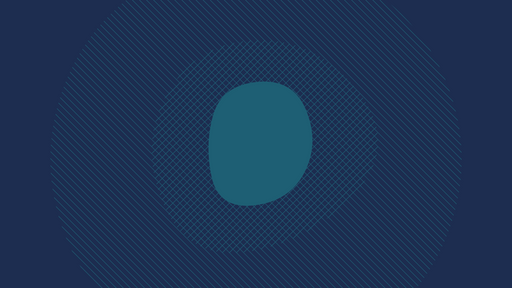 Papier peint lignes concentriques Design géométrique bleu