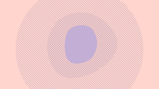 Papier peint géométrique Design rose et violet