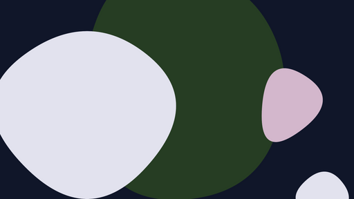 Papier peint abstrait Formes organiques multicolores