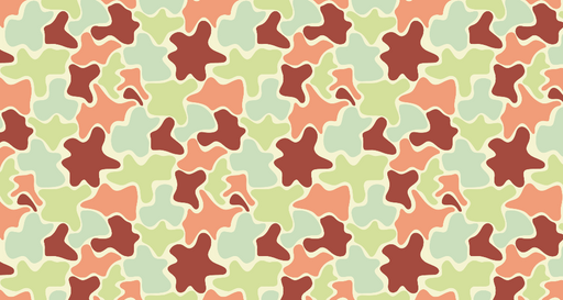 Papier peint camouflage Design organique et coloré
