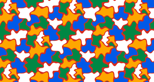 Papier peint abstrait Formes colorées géométriques