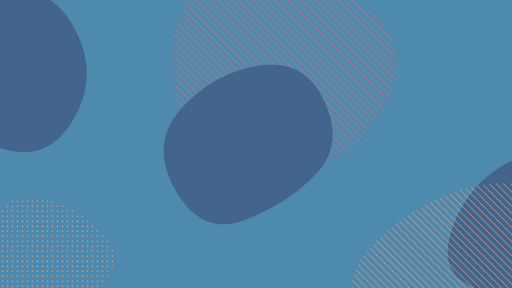 Papier peint abstrait Formes géométriques bleues et lignes