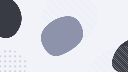 Papier peint abstrait Formes ovales en nuances de gris et bleu