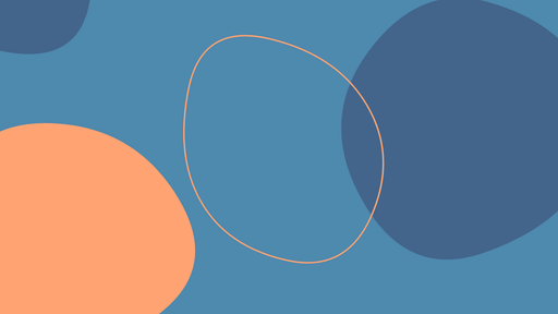 Papier peint abstrait Formes organiques colorées